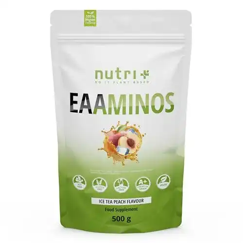 EAA-Pulver Nutri + EAA Powder Vegan 500g Ice-Tea Peach
