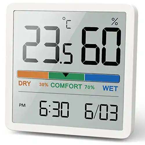 Thermometer NOKLEAD Digitales Thermo-Hygrometer, Tragbar