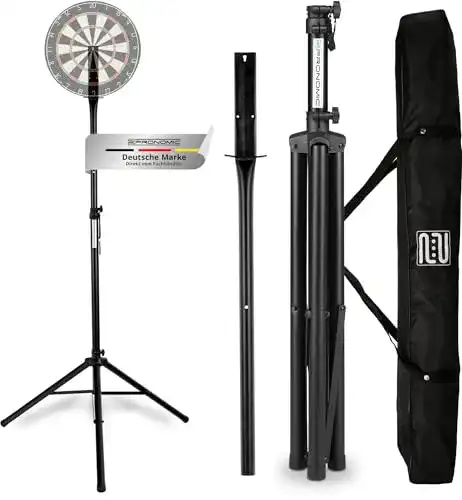 Die beste Dartständer Pronomic DA-45S Ständer für Dartscheibe, schwarz 2026 Test Bestseller Dartständer Pronomic DA-45S Ständer für Dartscheibe, schwarz