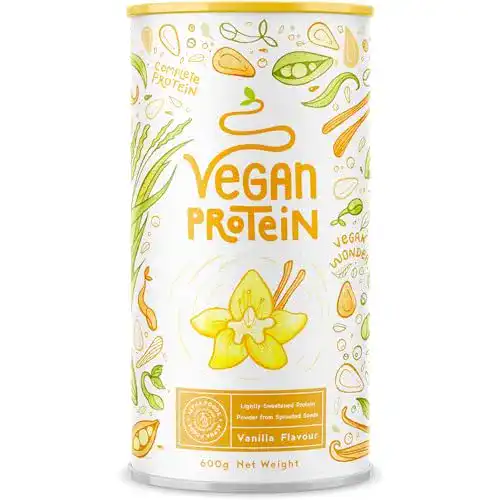 Veganes Proteinpulver Alpha Foods Vegan Protein, VANILLE, 600 g