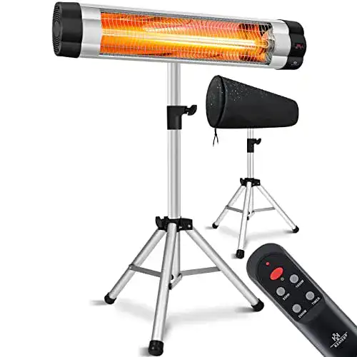 Heizpilz elektrisch KESSER ® 3-Stufig, Teleskopstativ