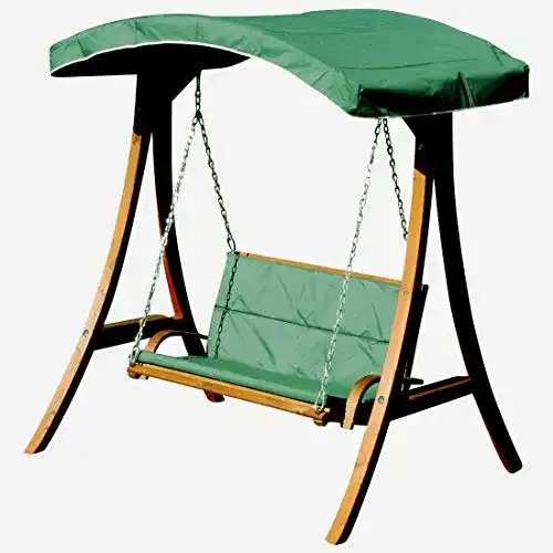 Hollywoodschaukel ALEOS. Design Gartenschaukel Rio aus Lärche