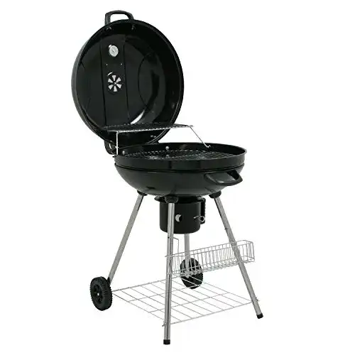 Kugelgrill 57 cm BBQ-Toro Kugelgrill Birch mit Thermometer