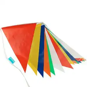 Wimpelkette Goodymax ® 10 m Bunt Farbmix 6 Farben
