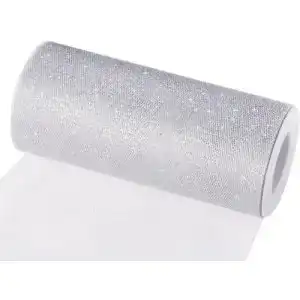 Glitzerstoff YXJDWEI Tüll Dekostoff Tüllband Tischläufer Tischband