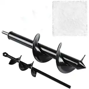 Erdbohrer für Bohrmaschine LAOYE 2 Pcs Gartenbohrer