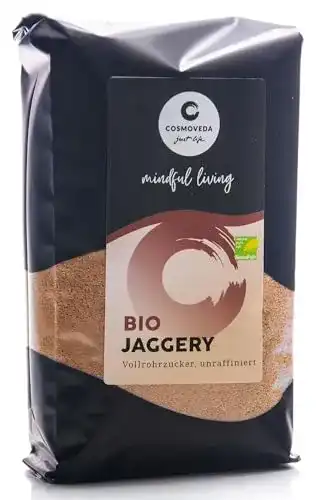 Vollrohrzucker Cosmoveda Jaggery, 400g