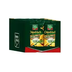 Kartoffelchips Funny-Frisch Chipsfrisch Sour Cream (10 x 175 g)