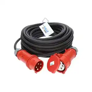 Starkstromkabel KALLE DAS KABEL CEE-Verlängerung Gummi