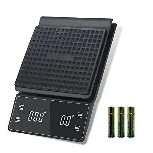 Kaffeewaage bemece mit Timer, Multifunktional mit LED-Anzeige