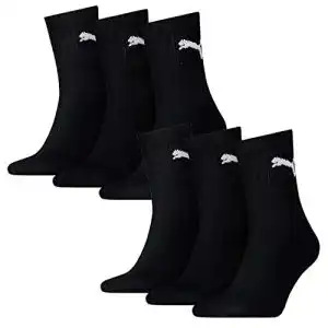 Herrensocken schwarz PUMA Herren Short Crew Socks 6er Pack