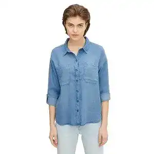 Jeanshemd Damen TOM TAILOR Denim Oversize Jeanshemd