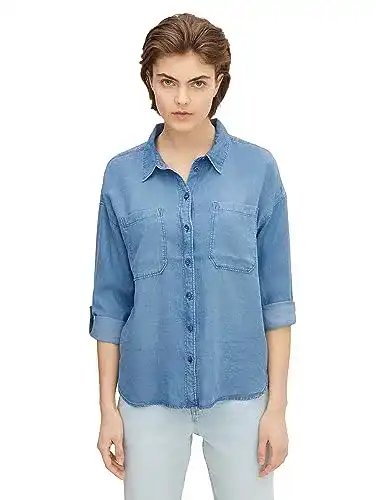 Jeanshemd Damen TOM TAILOR Denim Oversize Jeanshemd