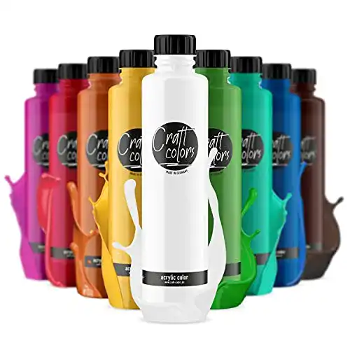 Die beste Abtönfarbe Craft Colors ® hochwertige Acrylfarben - Set 10 x 750ml 2026 Test Bestseller Abtönfarbe Craft Colors ® hochwertige Acrylfarben – Set 10 x 750ml