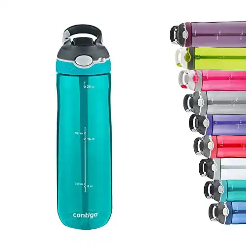 Trinkflasche mit Strohhalm Contigo Unisex Erwachsene BPA-frei