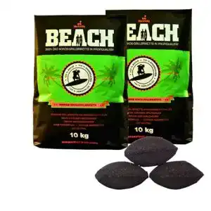 Kokosnuss-Grillkohle BlackSellig 20 Kg Beach Kokos Grill Briketts