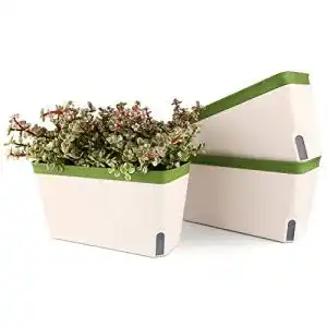 Blumenkästen mit Wasserspeicher T4U 27cm Selbstwässernd