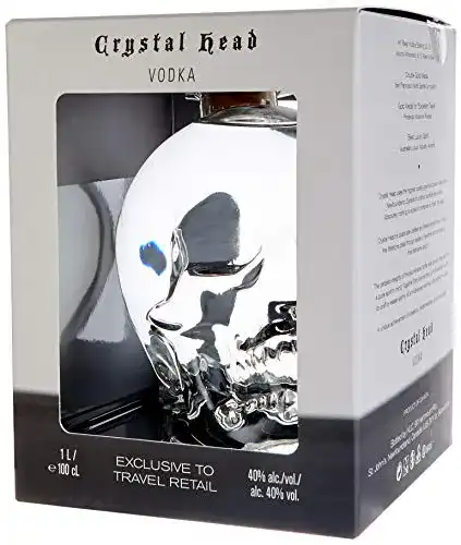 Crystal-Head-Vodka Crystal Head Vodka 40% Vol. 1l Geschenkbox