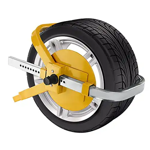 Diebstahlsicherung Wohnwagen MorNon Radkralle Stahl