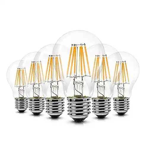 LED (E27) dimmbar iGOKU 6er Pack LED Lampe E27 Glühbirne 6W