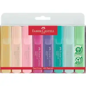 Textmarker Faber-Castell 154681 Textliner 1546, 8er Etui, pastell