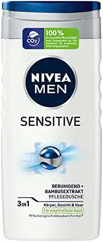 Duschgel Nivea Men Sensitive Pflegedusche (250 ml), erfrischend