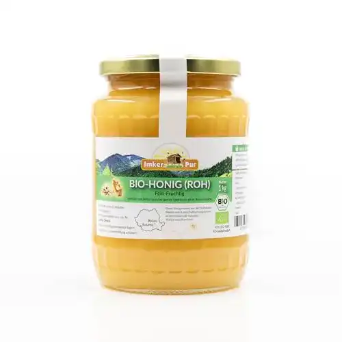 Bio-Honig ImkerPur BIO Rohhonig, nicht geschleudert, 1000 g