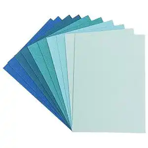 Klappkarte Ideen mit Herz Grußkarten-Set 10 farbige Karten