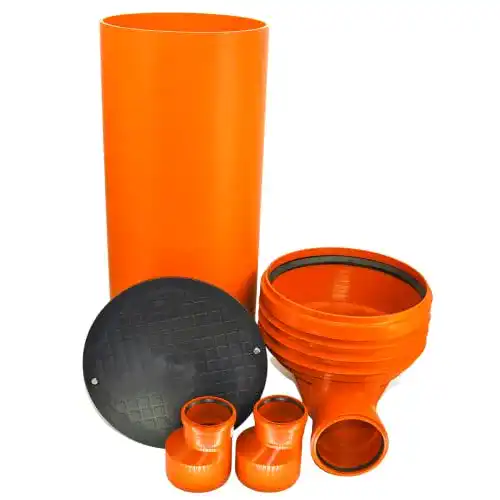 KG-Rohr KARMAT/Dyka Megaastore KG Schacht DN400/DN110 – Komplett SET