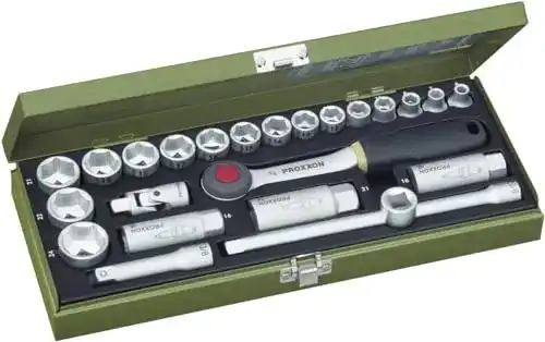 Steckschlüsselsatz 3/8 Zoll Proxxon Steckschlüsselsatz, mit 3/8″