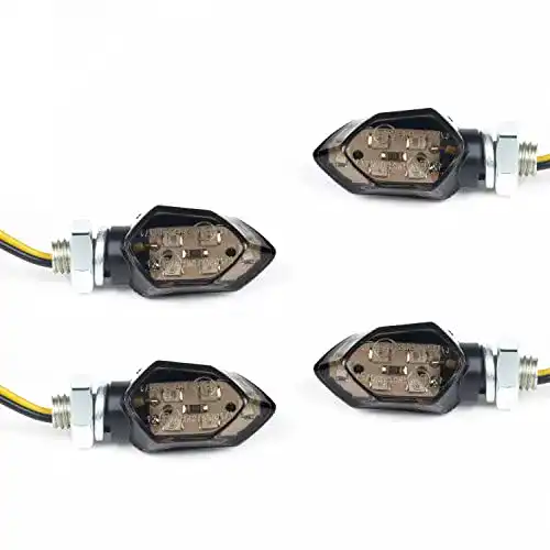 Motorrad-Blinker EXLECO 4Pcs LED Motorrad Blinker 12V LED