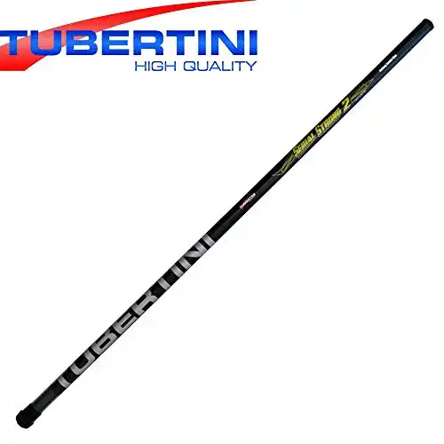 Kescherstab Tubertini Serial Strong 2 Tele 3m – für Unterfangkescher, Kescherstange für Forellenkescher, Keschergriff