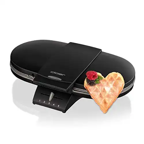 Waffeleisen Cloer 1320 Doppel für zwei klassische Waffeln, 1200 W