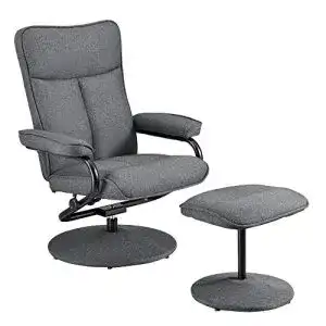 Relaxsessel mit Hocker [en.casa] Fernsehsessel inkl. Liegefunktion