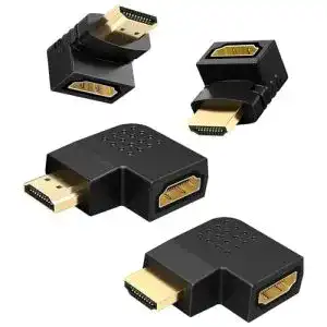 HDMI-Winkelstecker J&D 4 Stück Winkel HDMI Adapter, 4 Pcs