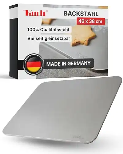 Backstahl KOCH #59 460 x 380mm für perfekte Pizza & Brot