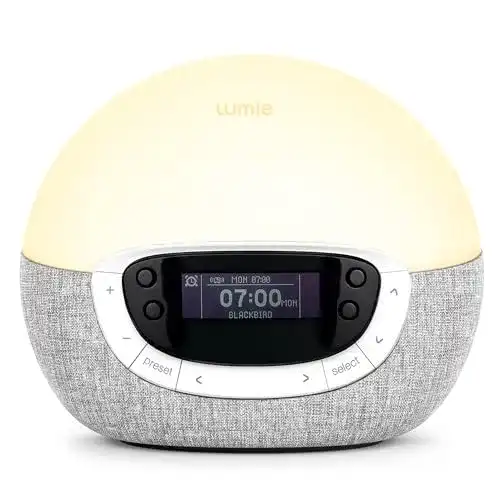 Lichtwecker Lumie Bodyclock Shine 300 mit Radio, 15 Klänge