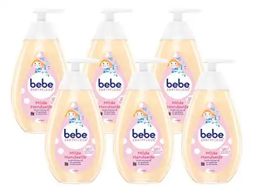 Kinderseife Bebe Sanfte Pflege milde Handseife 6 x300 ml