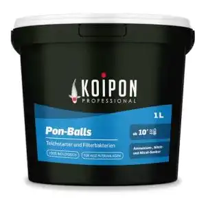 Teichbakterien KOIPON Pon-Balls Filterstarter 1 l, Nitrit Entferner