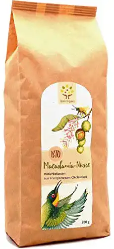 Macadamia-Nüsse Open Organic Bio-Macadamianüsse 800g
