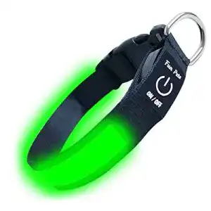 Leuchthalsband Hund Fun Pets Hundesicherheitshalsband LED