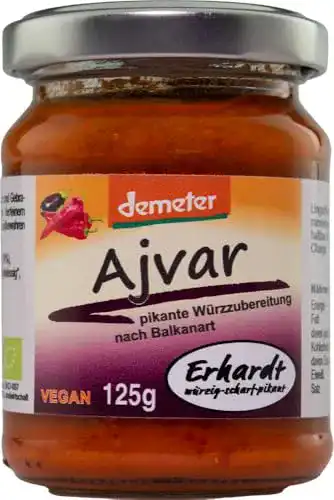 Ajvar Erhardt Bio Demeter (6 x 125 gr)