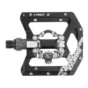 Klickpedale Exustar E-PM827 Kombipedal, schwarz