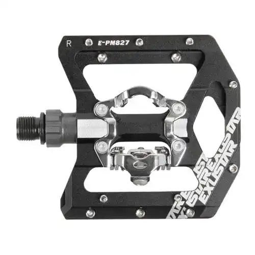 Klickpedale Exustar E-PM827 Kombipedal, schwarz