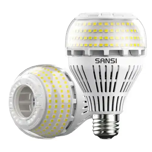 LED E27 in Kaltweiß SANSI E27 LED Lampe, 27W ersetzt 250W