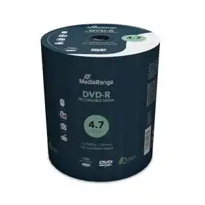 DVD-R MediaRange 4.7Gb|120Min 16x Speed, Cake 100