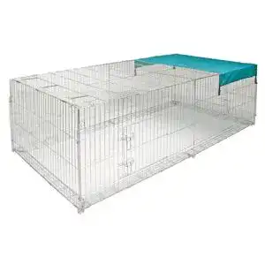 Freilaufgehege Kerbl 82825 mit Ausbruchsperre 230 x 115 x 70 cm