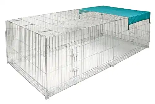 Freilaufgehege Kerbl 82825 mit Ausbruchsperre 230 x 115 x 70 cm