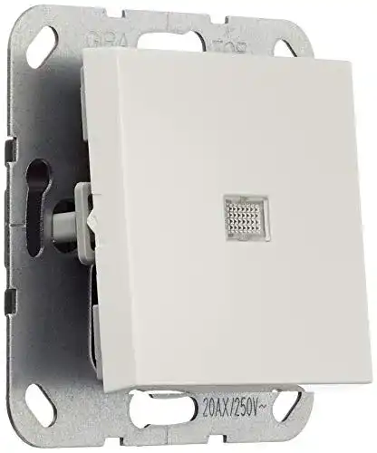 Gira-Schalter Gira 283403 Wippschalter 2p Kontroll 20A System 55