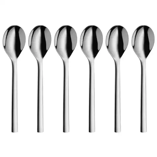 Teelöffel WMF Kaffeelöffel-Set 6-teilig Nuova Cromargan Edelstahl